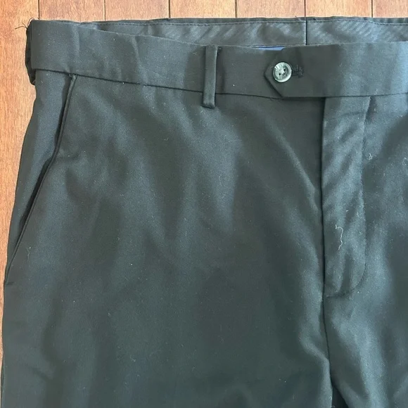 Croft & Borrow Men's Black Dress Pants Size 36x32 - Picture 2 of 4